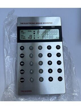 New Vintage Tri-Sigma The Electronic Bridge Scorepad Model 100-A Silvertone